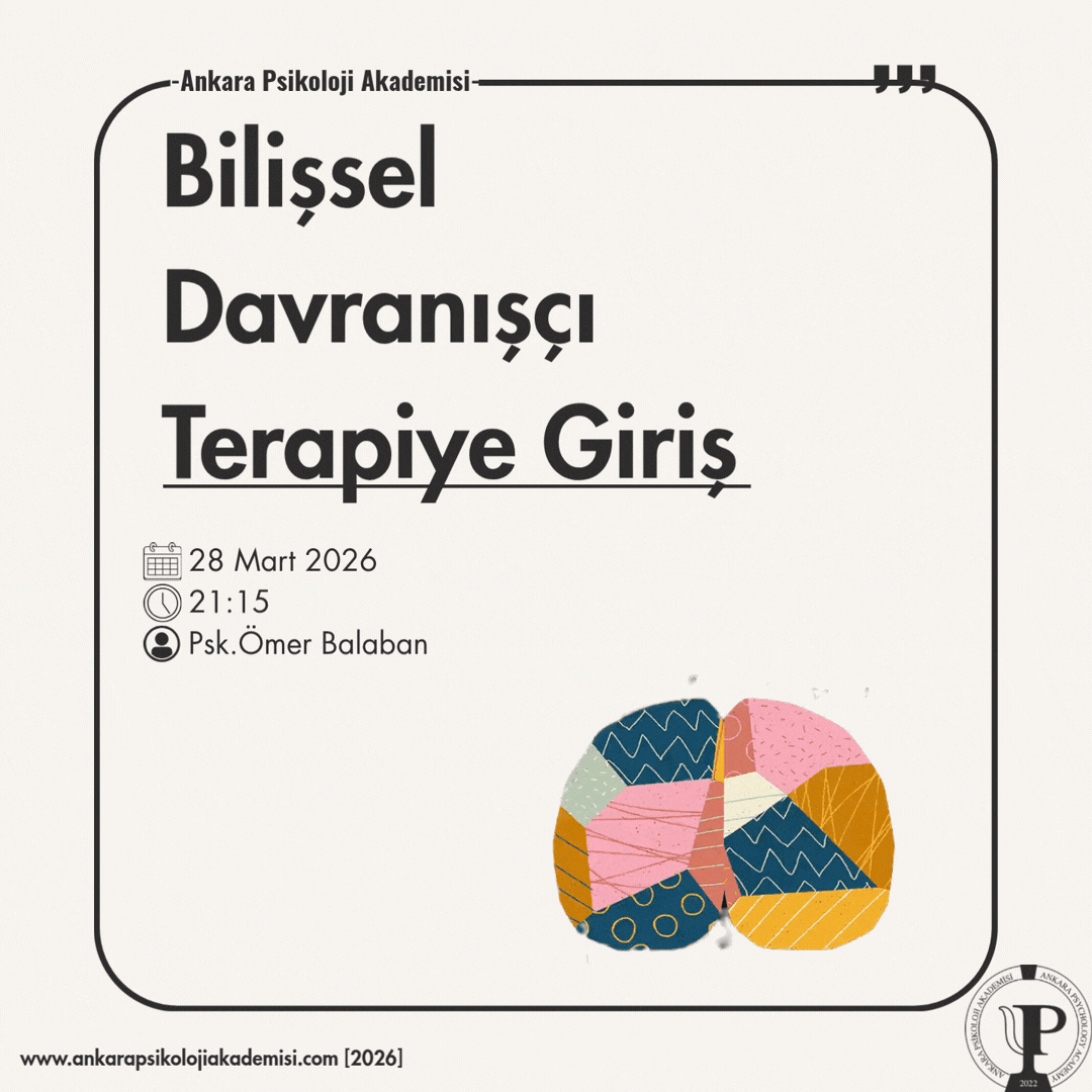 Bilişsel Davranışçı Terapiye Giriş (APA-Temsilci)